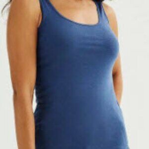 Basic blue tank top